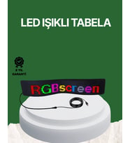 Usb Girişli Rgb Led Tabela Ayarlanabilir Parlaklık Kayan Yazı Özellikli