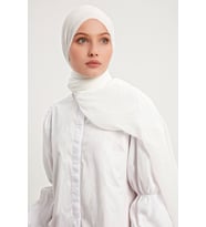 Confort Şal - İnci Beyazı