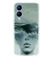 Vivo Y17S Kılıf Resimli Desenli Baskılı Silikon Mistic Woman 1361