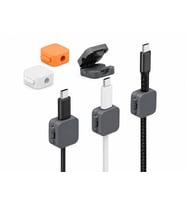 Kablo Düzenleyici Klips Masa Kenarı Kablo Sabitleyici Vida ile Monte Edilebilir USB Type-C,