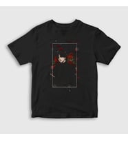 Presmono Unisex Çocuk Siyah Chrollo Lucilfer V1 Anime Hunter X Hunter T-Shirt 267872tt