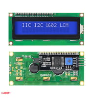 IIC I2C Seri 1602A 2x16 Mavi Karakter LCD Modül Display Ekran 5V Beyaz Arka ışık