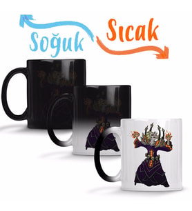Warlock Junkrat Sihirli Kupa Bardak Porselen