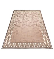 Makine Kaymaz Yıkanabilir Vizon Düz Salon Halısı Mutfak Halısı Koridor Halısı Yolluk bnc 04 vizon