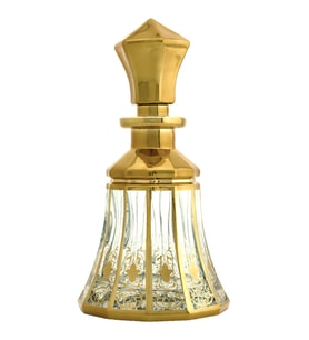 Parfüm Esans Cam Şişesi Gold Boş Esans Cam Şişesi Dekorotif Vitrin Şişesi 150 Ml. X003-150ML-1
