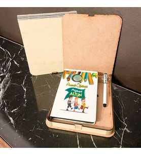 Anasınıfı Öğretmeni Ahşap Kutulu Defter Kalem Set