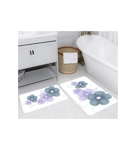 Eliana Home Baskılı 2'li Banyo Paspas Takımı RVG5258