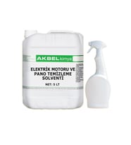 AKBEL ELEKTRİK MOTORU VE PANO TEMİZLEME SOLVENTİ 5 LT+SPREY