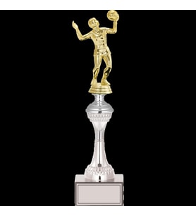 ODAK KUPA - Figürlü Kupalar - Voleybol Kadın Figürlü Kupalar FG-030 B - 36 cm