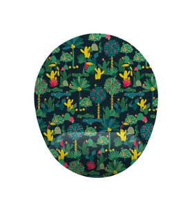 Kaktüs Ve Orman Desenli Bilek Destekli Mouse Pad