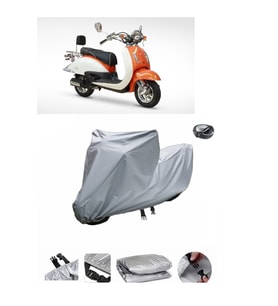 Asya AS 125  Su Geçirmez Motosiklet Brandası ARKA ÇANTA UYUMLU