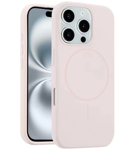 iPhone 16 Pro Kılıf Jully Magsafe Kapak - Pudra