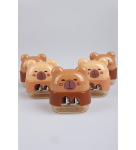 x Dekomus Capybara 3D Kalemtraş "Dekomus Cep Defteri Hediyeli" Tek Adet