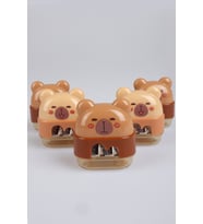 x Dekomus Capybara 3D Kalemtraş "Dekomus Cep Defteri Hediyeli" Tek Adet