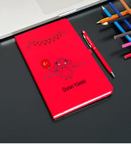 23 Nisan Tasarımlı Kişiye Özel Defter Ve Kalem Seti
