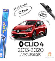 RBW Arka Silecek Renault Clio 4 2012-2020 ile uyumlu (Siyah)