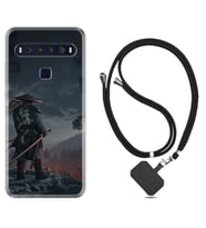 TCL 10L 10 Plus 10SE 20E 20SE 30 L7 Kılıf Boyun Askılı Silikon Warrior 1653