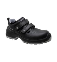 Swolx Duz Cilt Microfiber-S1 Unisex İş Güvenliği Ayakkabısı COMBO-XS-60 Siyah