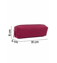 Nemo Bags Kalemlik Tek Cepli Krinkıl Su Geçirmez Kalem Kutusu (Bordo)