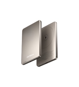 iXTECH 5000 mAh MagSafe Powerbank – 20W PD Hızlı Şarj ve 15W Kablosuz Şarj Destekli - Gold