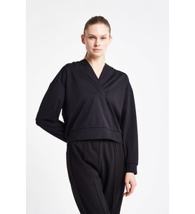 Kadın Kapüşonlu Sweatshirt 24N-2142