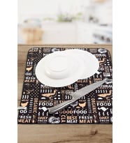 Baskılı Bulaşık Kurutma Matı 42x52 Cm Kurulama Bezi Örtüsü Mf-068
