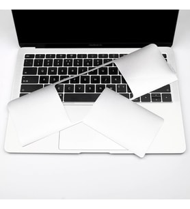 MacBookPro 13inc Touchpad Trackpad Koruyucu Stiker Guard A1708 A1706 A1989 A2159 (Gümüş)