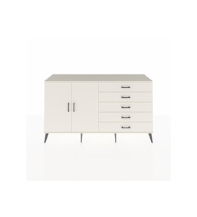 Kronos Konsol 4 Raflı 5 Çekmeceli 2 Kapaklı 176x59x99 Aytaşı-Aytaşı