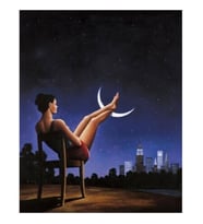 Hilal Keyfi Sayılarla Boyama Seti Canvas Kasnaklı 40 x 50 cm