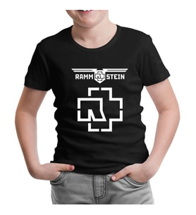 Rammstein - Logo Siyah Çocuk Tshirt