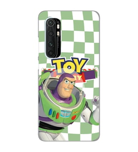 Xiaomi Mi Note 10 Lite Uyumlu Toy Story Buzz Desenli Şeffaf Telefon Kılıfı