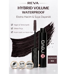 Hacim Veren Hibrit Maskara - Hybrid Volume Mascara Prune - No: 804 - Vegan & Temiz Içerik