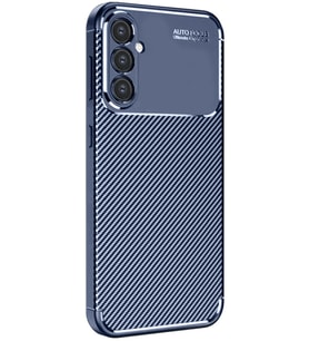 Galaxy A16 5G Kılıf Auto Focus Karbon Kapak - Lacivert