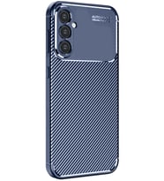 Galaxy A16 5G Kılıf Auto Focus Karbon Kapak - Lacivert