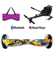 Citymate Elektrikli Kaykay Hoverboard Akıllı Denge 6.5 Inch + HoverKart + Çanta EXTREM PAKET D01