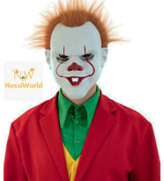 Stephen King&amp;#39;s Korkutucu Joker Maske 31x22 cm