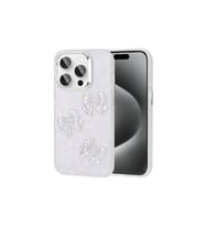 Apple iPhone 15 Pro Max Uyumlu Kılıf Kabartma Figürlü Parlak Zore Eralli Silikon Kapak (Çok Renkli)