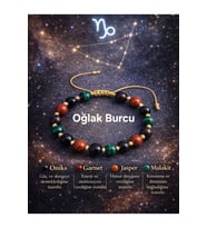 Oğlak Burcu Doğaltaş Bileklik