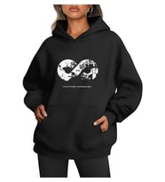 3 iplik Pamuklu Cepli Kapüşonlu 10 Kasıma Özel SweatShirt Hoodie - Siyah