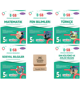 Okyanus 5. Sınıf Classmate Matematik Fen Türkçe Sosyal ve Din Etkinlikli Soru Bankası 5li Set