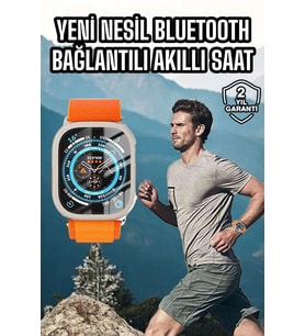 Mey İthalat® Akıllı Saat Uyku Spor Takibi Yeni Nesil Bluetooth Bağlantılı Amoled Ekran