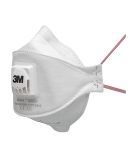 3M Aura Partikül Solunum Maskesi FFP3 Valfli 9332+ (Standart)