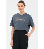 Skechers Crop Graphic Kadın Tişört