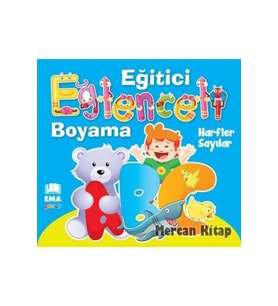 Ema Kitap Eğitici Eğlenceli Boyama - Harfler & Sayılar