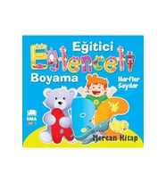 Ema Kitap Eğitici Eğlenceli Boyama - Harfler & Sayılar