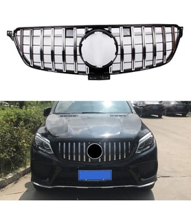 Mercedes GLE W166 GTR Ön Panjur Krom/Siyah 2015-2018