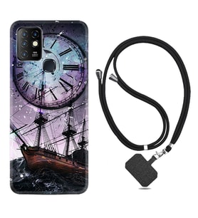 INFINIX Hot 8 9 10 11S Hot 10 Play 10T Kılıf Boyun Askılı Silikon Time 1749