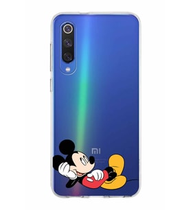 Xiaomi Mi 9 Se Uyumlu Kapak Mickey Mouse Tasarımlı Şeffaf Silikon Kılıf