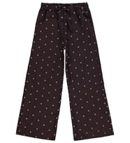 Civil Girls Yıldız Nakışlı 10-13 Yaş Pantolon - Kahve