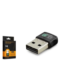 Bluetooth Dongle Pc Usb + Wıreless Adaptör 2.4G Siyah LV-UW06BT